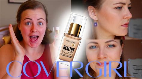 Covergirl Vitalist Healthy Elixir Foundation Review Pale Skin