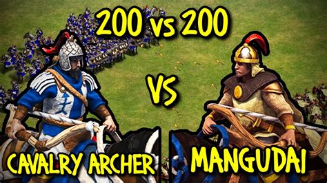 Heavy Cavalry Archers Vs Elite Mangudai Aoe Ii Definitive