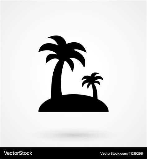 Coconut Tree Icon Royalty Free Vector Image Vectorstock