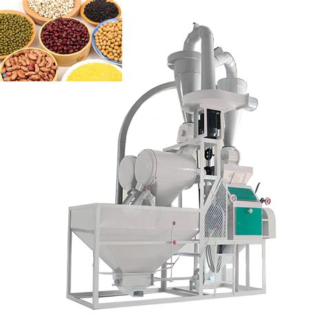 New Design Ton Day Small Scale Grain Processing Machine For Wheat