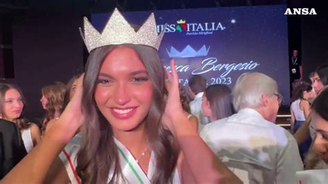 Miss Italia è una piemontese incoronata Francesca Bergesio La Stampa