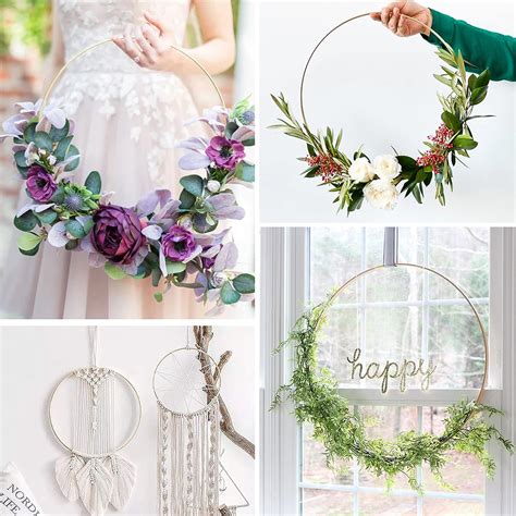 Buy 10 Pack 12 Inch Large Metal Floral Hoops Metal Floral Hoop