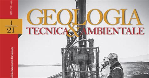 Geologia Tecnica Ambientale Consiglio Nazionale Dei Geologi