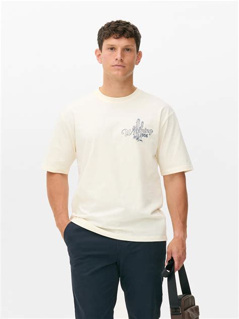 Tricou Cu Imprimeu Rodeo Ecru Bărbați Primark