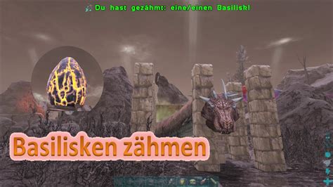 Ark Official Deutsch Basilisk Z Hmen Auf Genesis Youtube