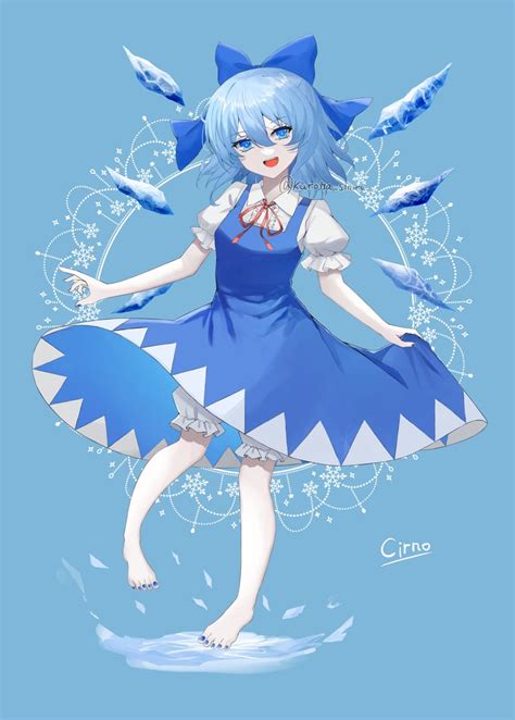 Cirno Touhou Drawn By Kurowashinoru Danbooru