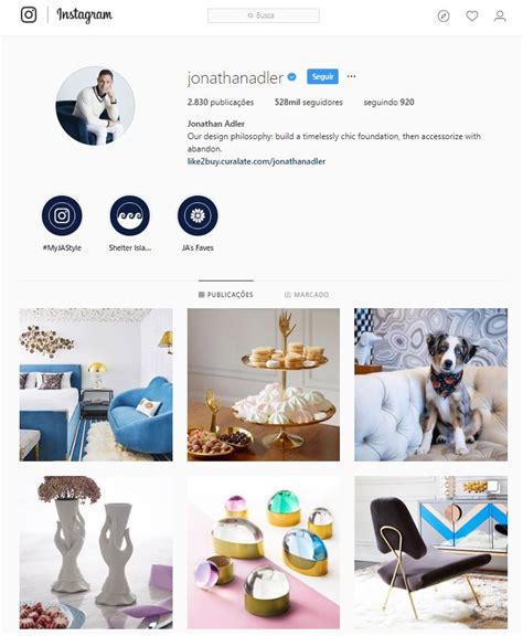 Instagram De Design De Interiores Perfis Inspiradores