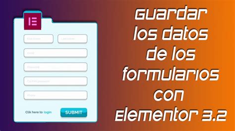 Guardar Los Datos De Los Formularios Con Elementor Pro Youtube