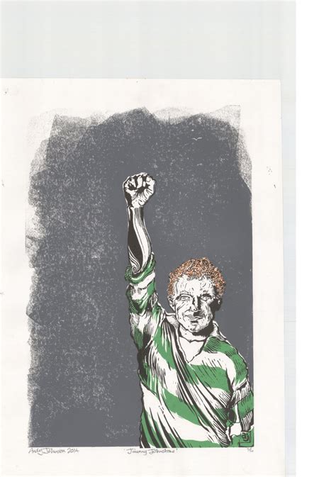 Portrait of Celtic Football Legend Jimmy Johnstone - Etsy UK