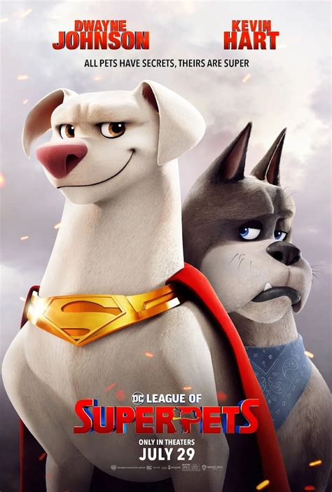 DC League of Super-pets Movie Poster 2022 Size: A3 A4 A5 A6 - Etsy