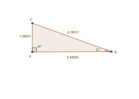 Finding Ratios Of Sides Right Triangle Geogebra