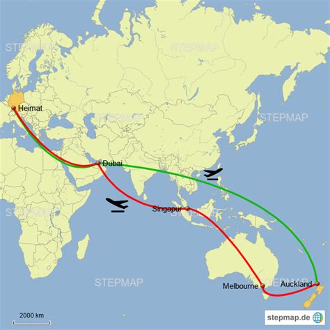 Stepmap Fl Ge Landkarte F R Welt