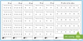 Ficha De Actividad Emparejar N Meros Descompuestos Helados