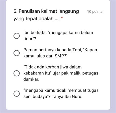 Tolong Bantu Harus Dikumpulin Hari Ini Makasih Banyak Udah Bantu Jawab