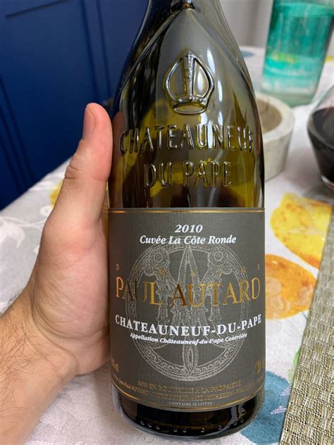 2010 Domaine Paul Autard Châteauneuf du Pape Cuvée La Cote Ronde