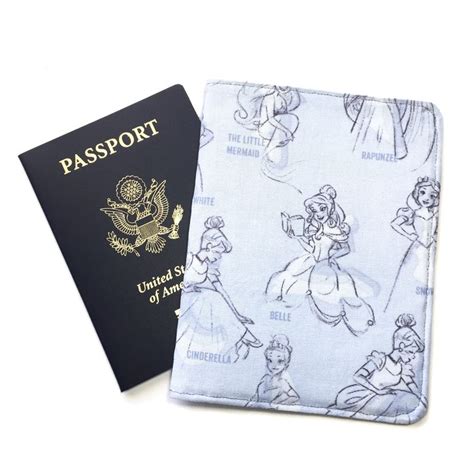 Disney Passport Holder Princess Passport Case Passport Cover Etsy Passport Passport Cover