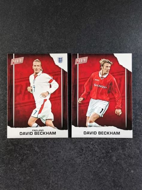 LOT PANINI FÊTE DES PÈRES 2021 DAVID BECKHAM DB Manchester United