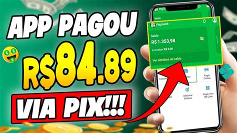 Saque Rápido Novo APP para GANHAR DINHEIRO VIA PIX Pagando no Mesmo