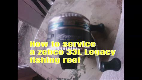 How To Disassemble And Service A 1996 Zebco Legacy 33L Made In America