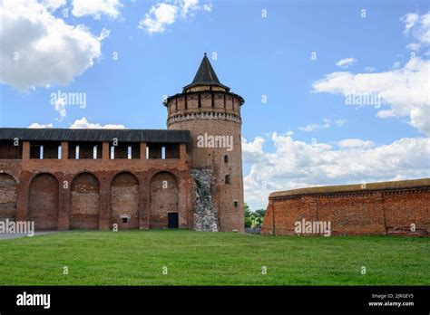 Fragment Of The Fortress Wall And Tower Of The Medieval Kremlin In