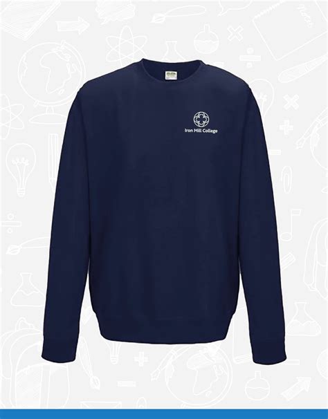 Iron Mill College - Navy Sweatshirt (JH030) - The Signature Schools Online Schoolwear