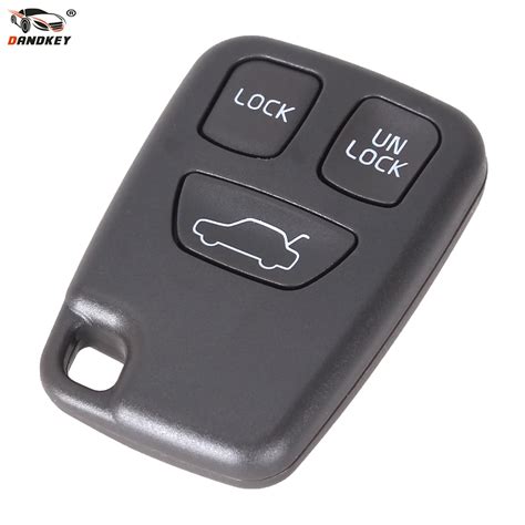 DANDKEY 3 Button Remote Fob Car Key Shell For Volvo S70 V70 C70 S40 V40