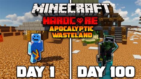 I Survived Days Of Hardcore Minecraft In An Apocalyptic Wasteland