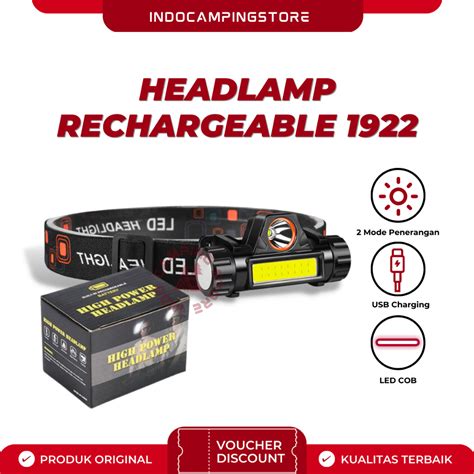 Jual Senter Kepala Headlamp Mitsuyama Ms Usb Charge Mode Jauh