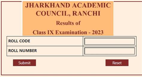 JAC 9th Result 2023 24 Get Exam Score Jac Jharkhand Gov In