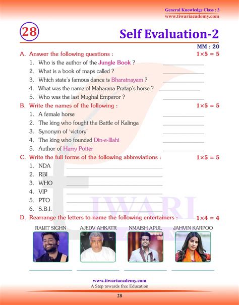 Class General Knowledge Questions Answers Book GK Tests 45 OFF