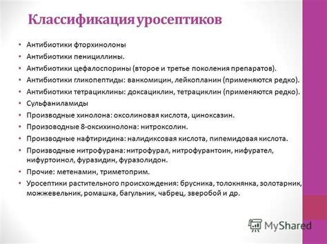 Презентация на тему: "Классификация, механизмы действия, показания ...