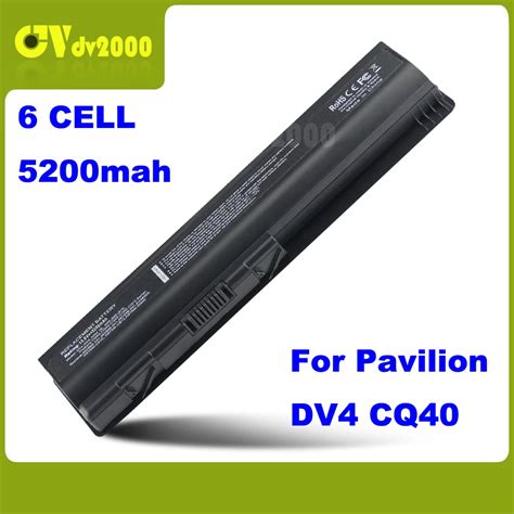 Laptop Battery For Hp Pavilion Dv Dv Dv Dv T G Compaq Presario