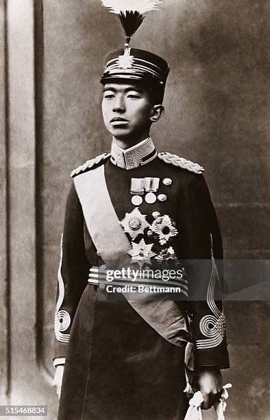 Prince Regent Hirohito Of Japan Photos And Premium High Res Pictures