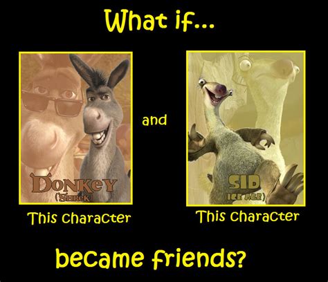 What If Donkey And Sid Became Friends By Juanjocrespo On Deviantart