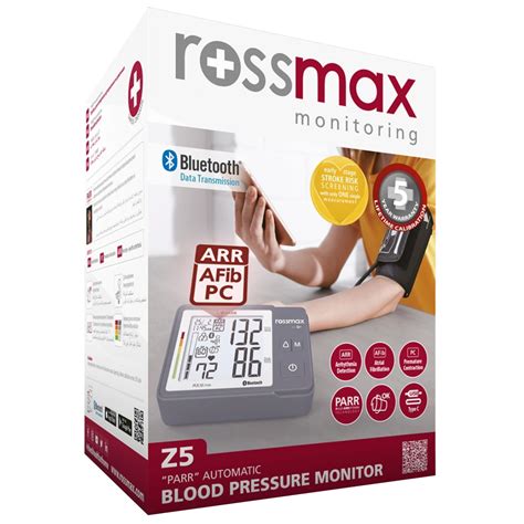 Rossmax Parr Automatic Blood Pressure Monitor Z5 Discount Chemist