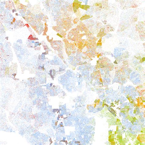 The Racial Dot Map One Dot Per Person For The Entire Us Abstract