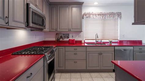 Red Quartz Kitchen Countertops – Juameno.com