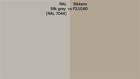 Ral Silk Grey Ral 7044 Vs Sikkens F2 10 60 Side By Side Comparison