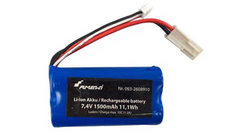 LiIon Akku 2S 7 4V 1500mAh