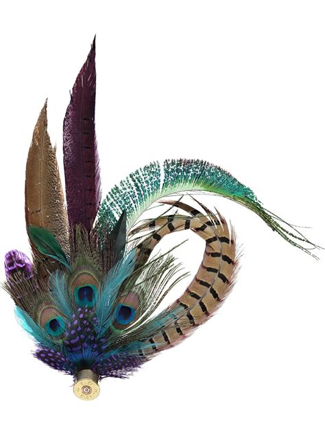 Peacock Feather Hat Pin Extra Large Laurie And Jules