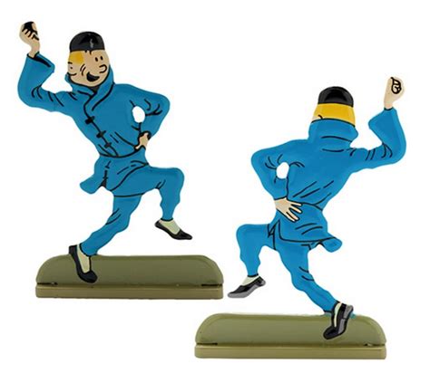 Moulinsart Tintin Metal Figure The Blue Lotus 2 Collectura