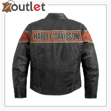 Harley Davidson Mens Victory Lane Leather Jacket