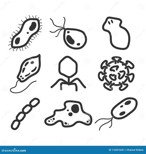 Micro Organism O Rusted Hydra O Stock Image CartoonDealer 1945195