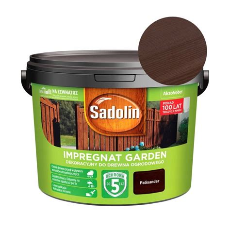 SADOLIN Impregnat Garden Palisander 9L IMPREGNAT DEKORACYJNY DO DREWNA