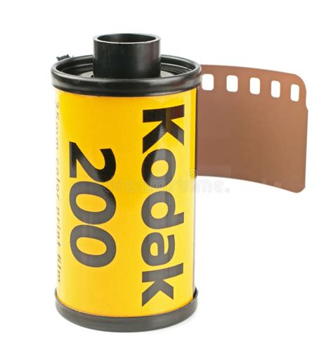 Un Rollo De La Película De La Cámara De Kodak 35m M Foto editorial