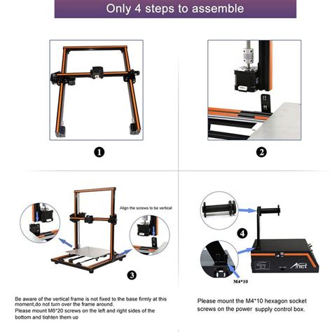 The Instructions On How To Assemble An Assembled D Printer With Two