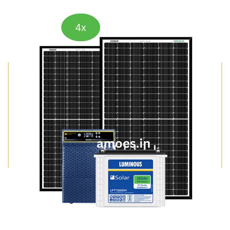 Loom Solar 3 5 KVA Off Grid Solar System With Battery For Home AMO