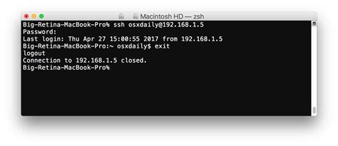 How To Ssh On Mac With The Native Ssh Client