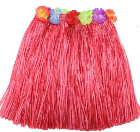 Coscosx 1 Pcs Hawaii Hula Skirt Hawaiian Party Clothes Elastic Waistline Hawaiian Hula Dancing