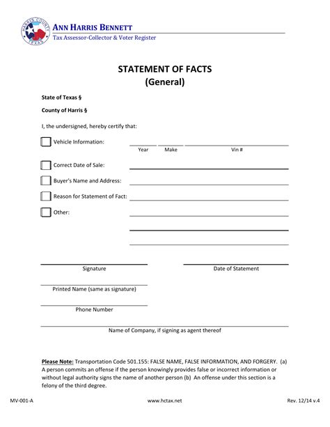 Form Mv 001 A Fill Out Sign Online And Download Fillable Pdf Harris County Texas